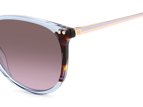 Carolina Herrera HER 0184/S Blue Havana/ Brown Violet Doubleshade Lens
