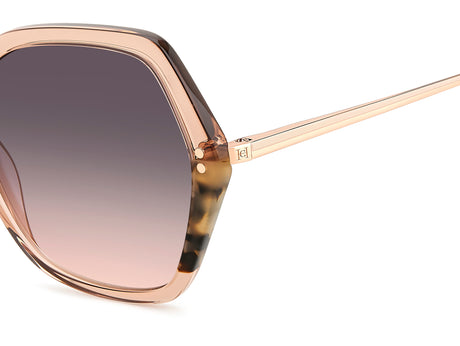 Carolina Herrera HER 0185/S Peach Havana/ Grey Fuchsia Lens