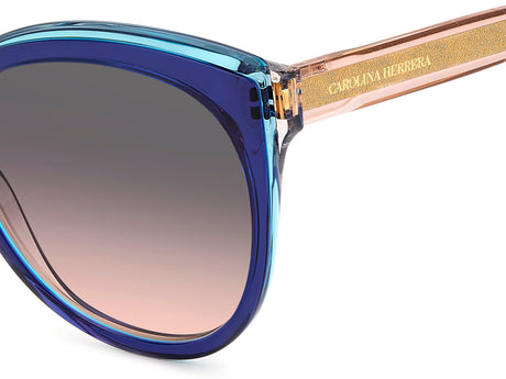 Carolina Herrera HER 0175/S Blue Pink/ Grey Fuchsia Lens