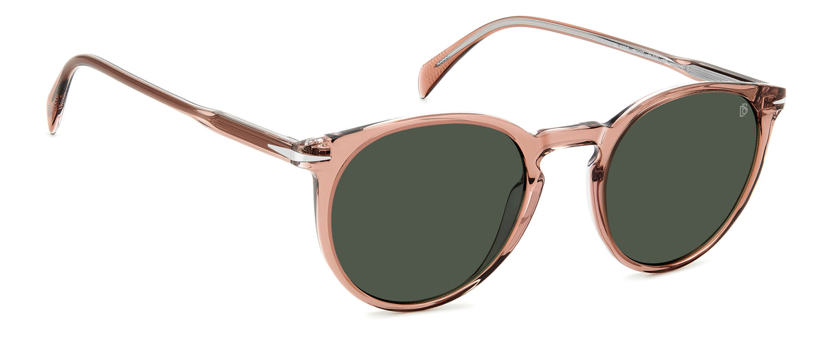 David Beckham DB 1139/S Pink Crystal/ Green Lens