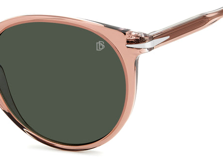 David Beckham DB 1139/S Pink Crystal/ Green Lens