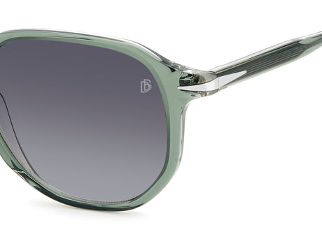 David Beckham DB 1140/S Green Crystal/ Grey Lens