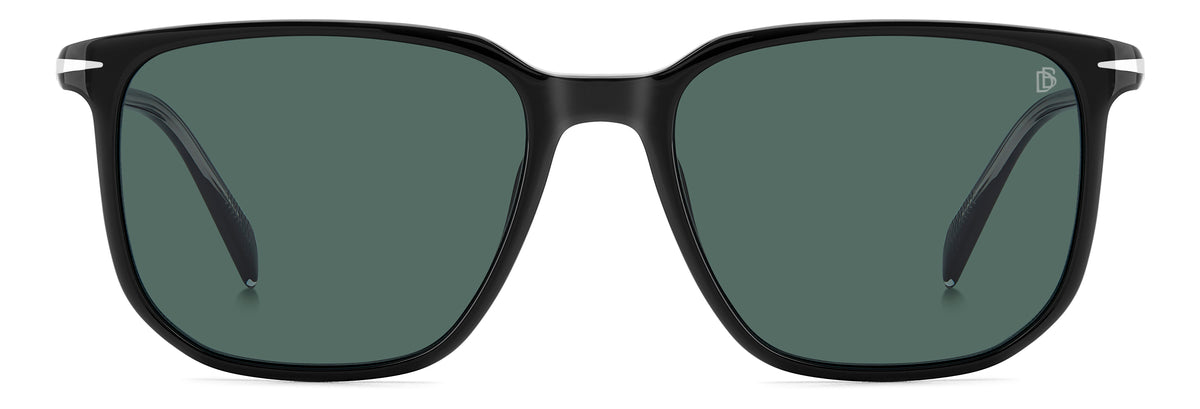 David Beckham DB 1141/S Black/ Green Lens