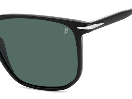 David Beckham DB 1141/S Black/ Green Lens