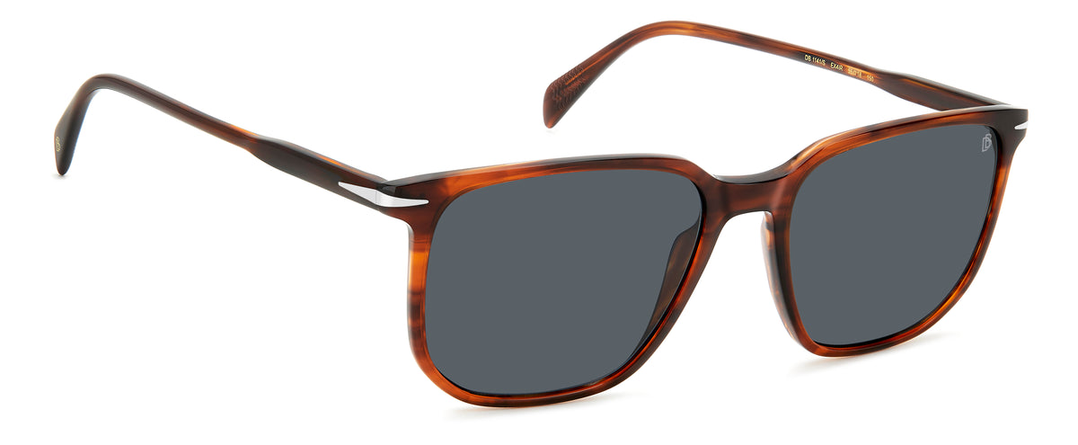 David Beckham DB 1141/S Brown Horn/ Grey Lens