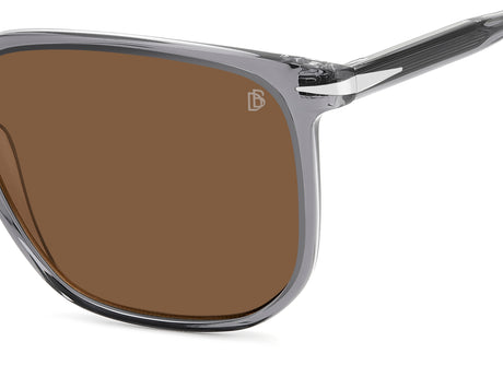 David Beckham DB 1141/S-55-TX7 GREY CRY 70 BROWN