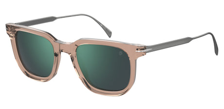 David Beckham DB 7119/S Pink Ruthenium/ Green Lens