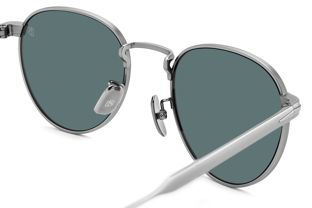 David Beckham DB 1142/S Matte Ruthenium/ Green Lens