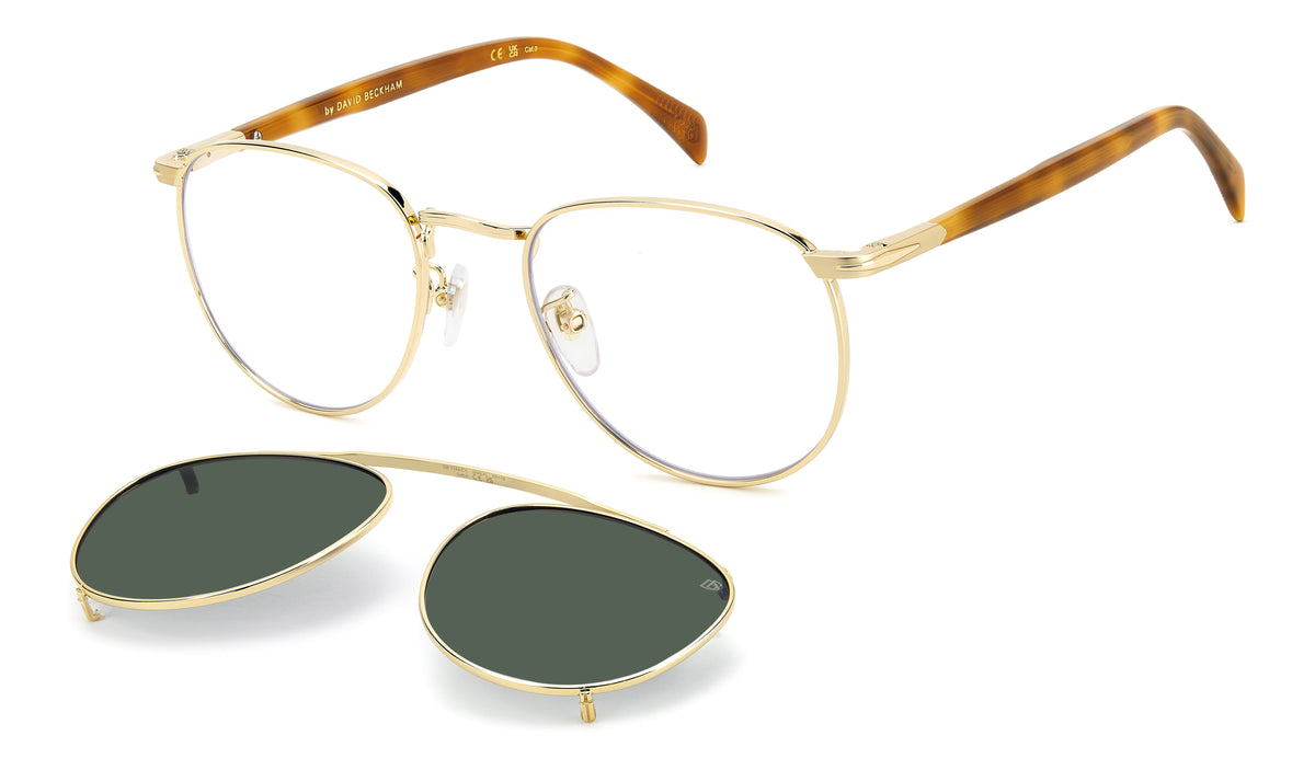 David Beckham DB 1144/CS Gold Brown Havana/ Green Lens Polarised