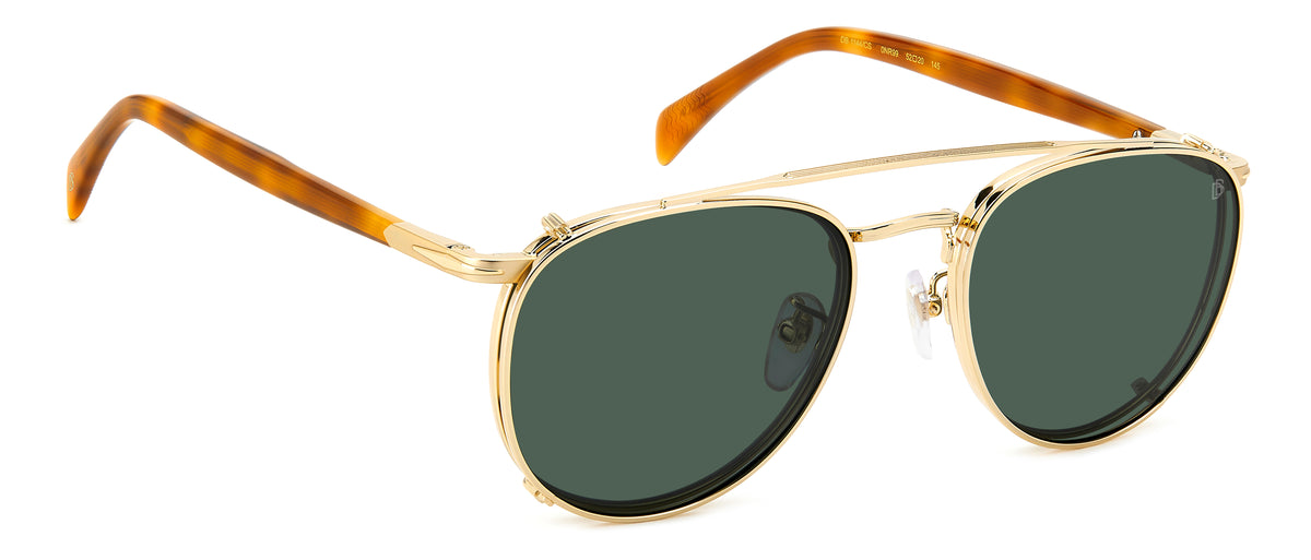 David Beckham DB 1144/CS Gold Brown Havana/ Green Lens Polarised