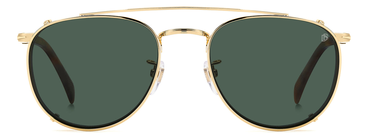 David Beckham DB 1144/CS Gold Brown Havana/ Green Lens Polarised