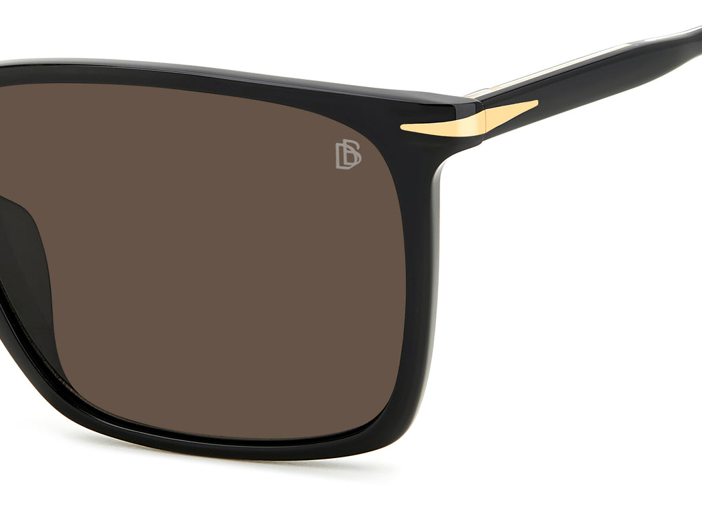 David Beckham DB 1145/G/S Black/ Grey Lens