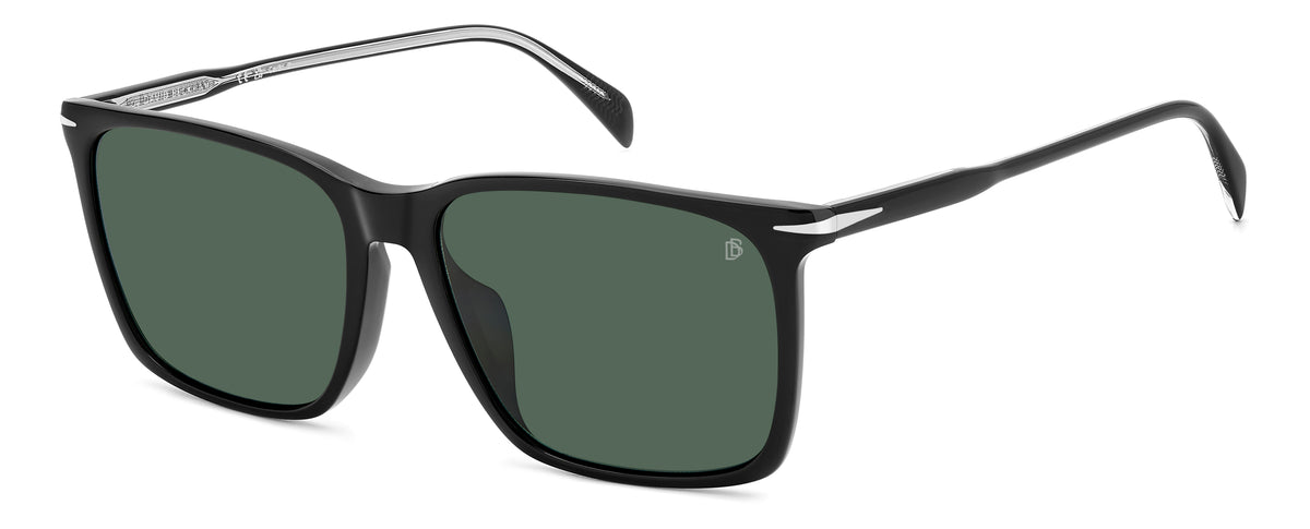 David Beckham DB 1145/G/S Black/ Green Lens Polarised