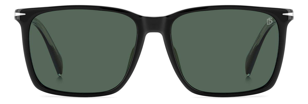 David Beckham DB 1145/G/S Black/ Green Lens Polarised