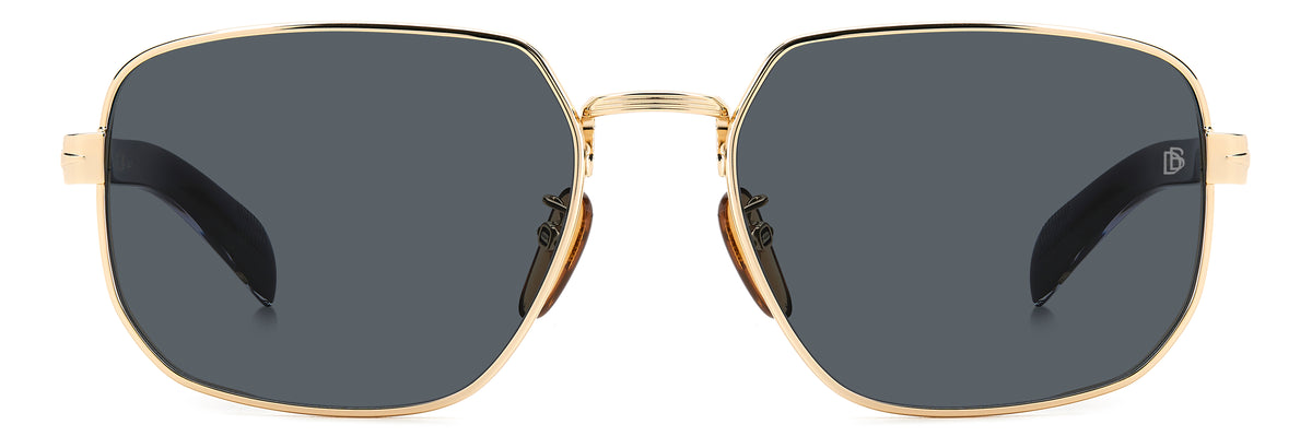 David Beckham DB 7121/G/S Gold Black_/ Grey Lens