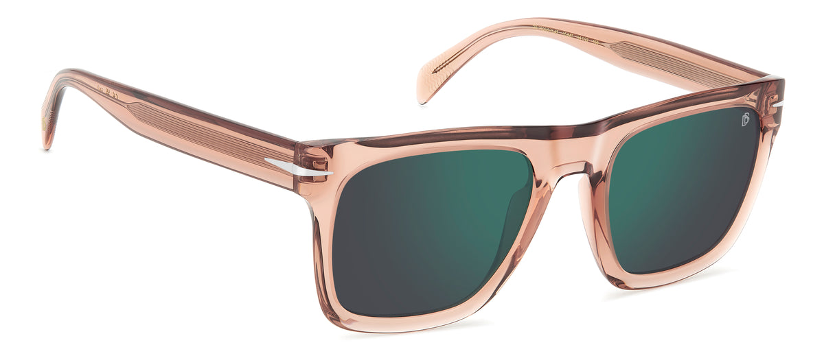 David Beckham DB 7000/S FLAT-54-35J PINK MT GREEN SP