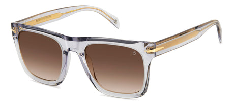 David Beckham DB 7000/S FLAT Crystal Grey/ Brown Lens
