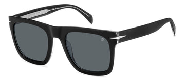 David Beckham Sunglasses DB 7000/S FLAT Black Crystal/ Grey Lens