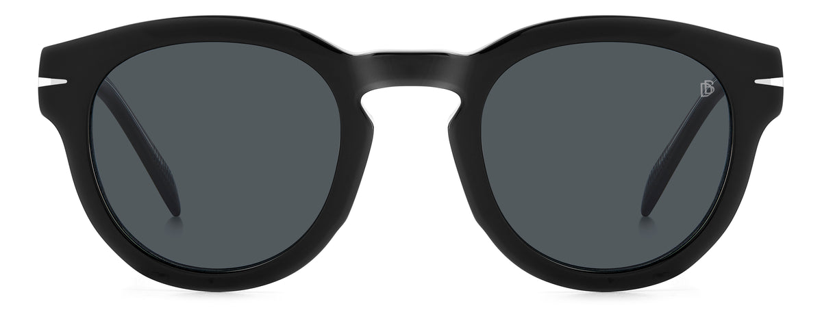 David Beckham DB 7041/S FLAT Black Crystal/ Grey Lens