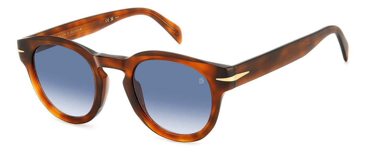 David Beckham DB 7041/S FLAT Brown Havana/ Blue Lens