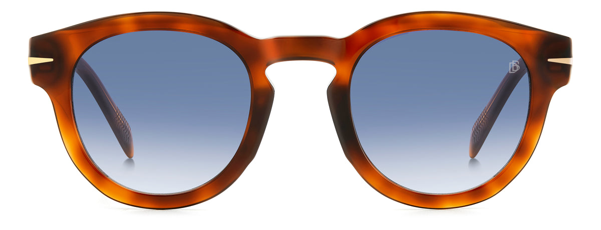 David Beckham DB 7041/S FLAT Brown Havana/ Blue Lens