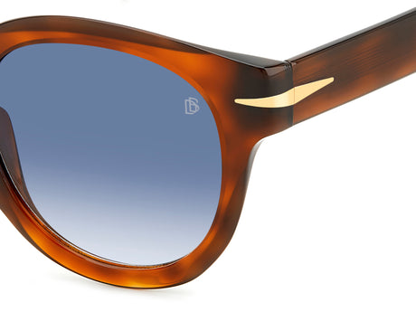 David Beckham DB 7041/S FLAT Brown Havana/ Blue Lens