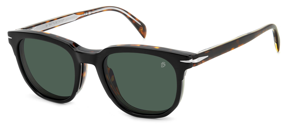 David Beckham DB 7120/CS Havana Green/ Green Lens Polarised