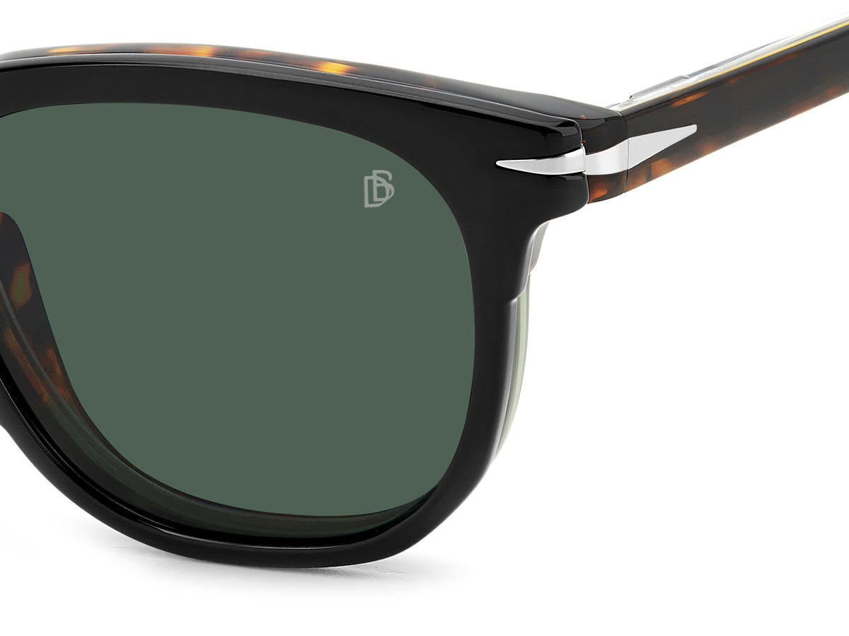 David Beckham DB 7120/CS Havana Green/ Green Lens Polarised