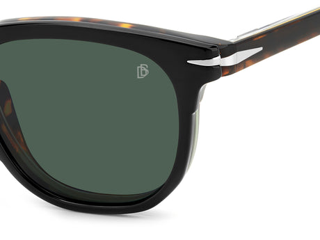 David Beckham DB 7120/CS Havana Green/ Green Lens Polarised