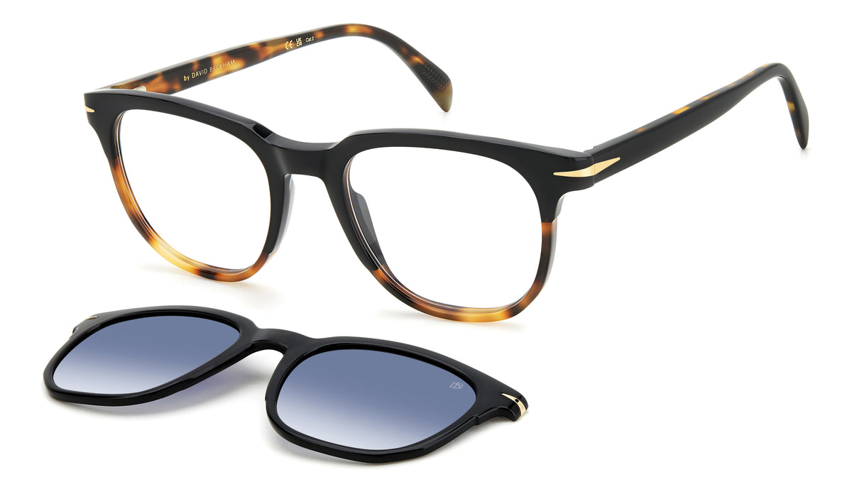 David Beckham DB 7120/CS Black Havana/ Blue Lens Polarised