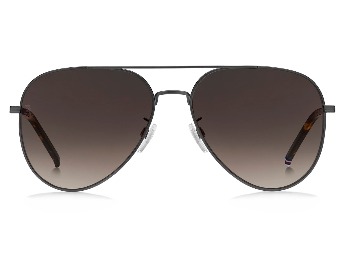 Tommy Hilfiger TH 2111/G/S Matte Ruthenium Black/ Brown Shaded