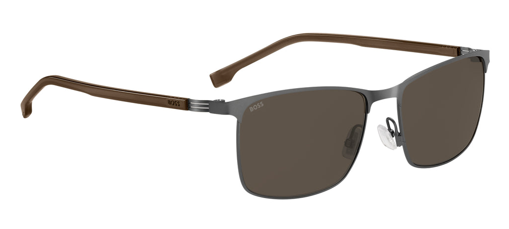 BOSS 1635/S XCB 70 57 Smoke Dark Brown 
Brown Lenses