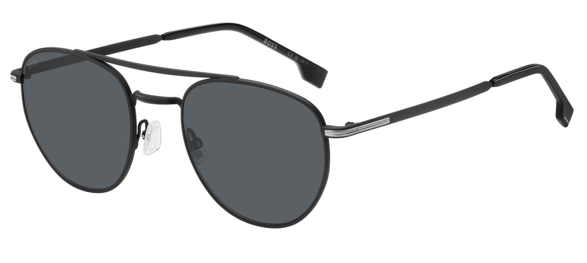 BOSS 1631/S Matte Black/ Grey