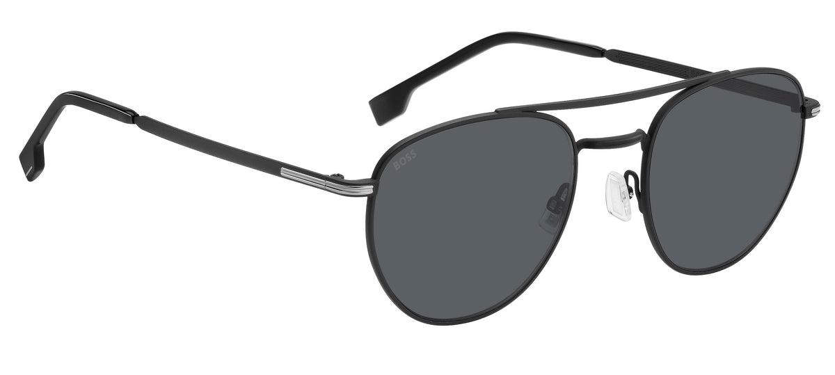 BOSS 1631/S Matte Black/ Grey