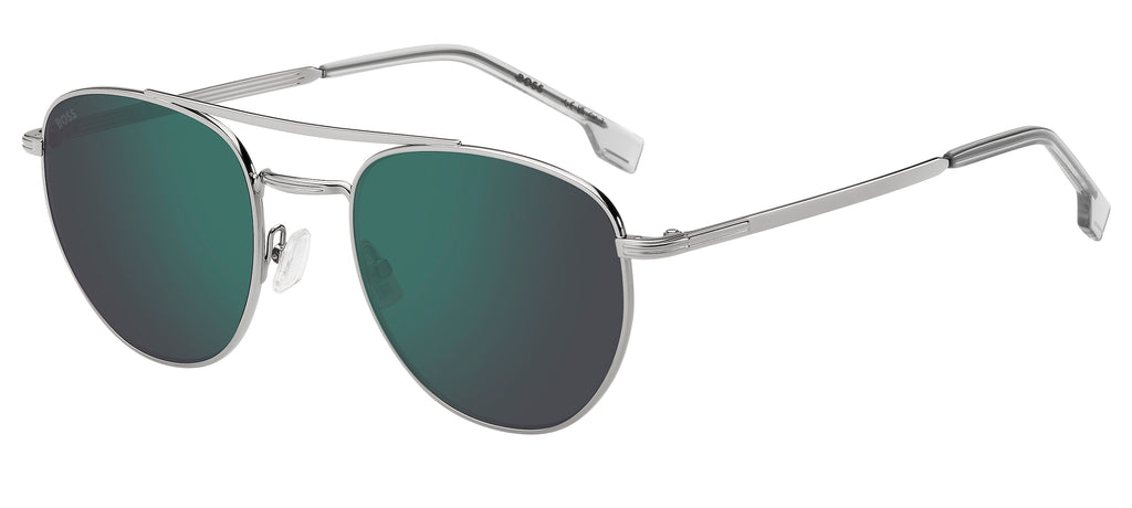 BOSS 1631/S Ruthenium/ Green Mirror