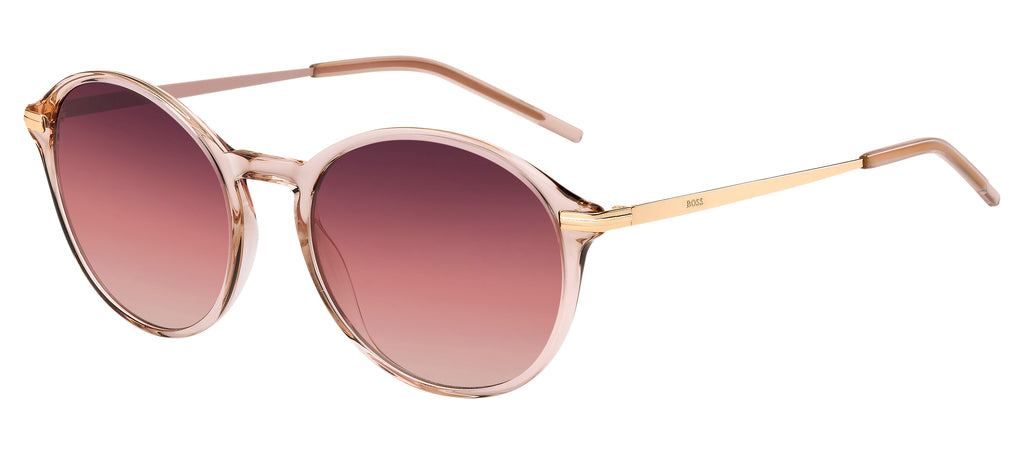 BOSS 1662/S Pink Gold/ Burgundy Shaded Pink