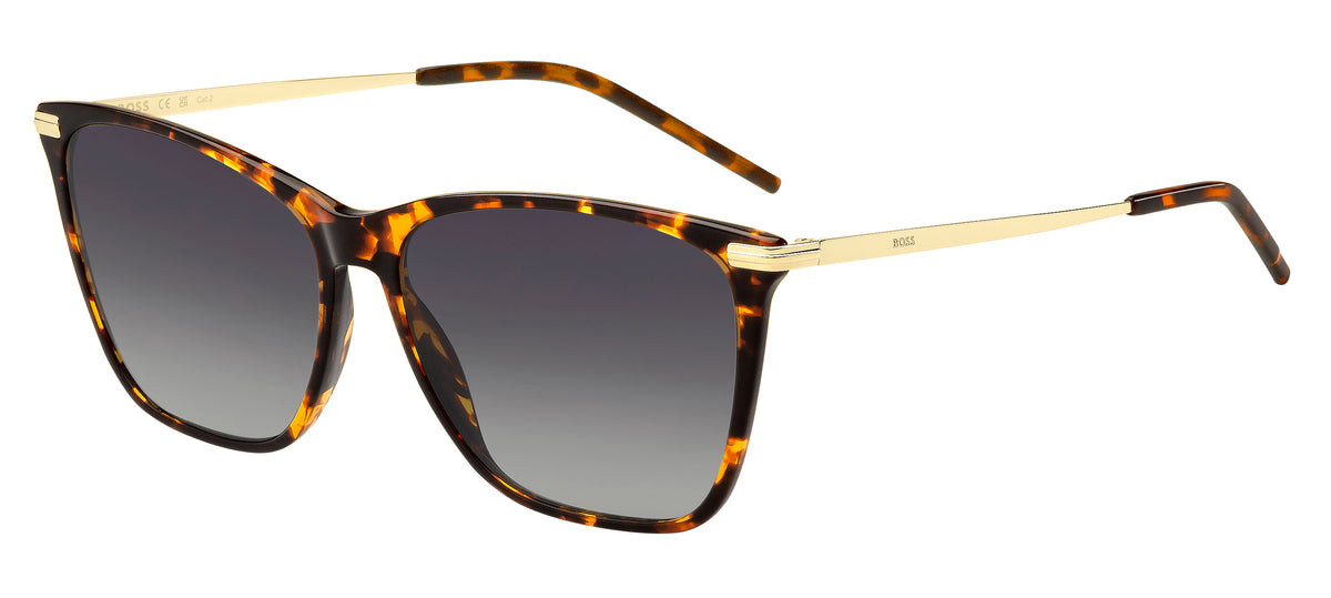 BOSS 1661/S Havana Gold/ Dark Grey Shaded