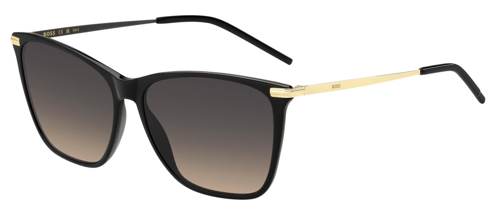 BOSS 1661/S Black Gold/ Grey Brown Doubleshade