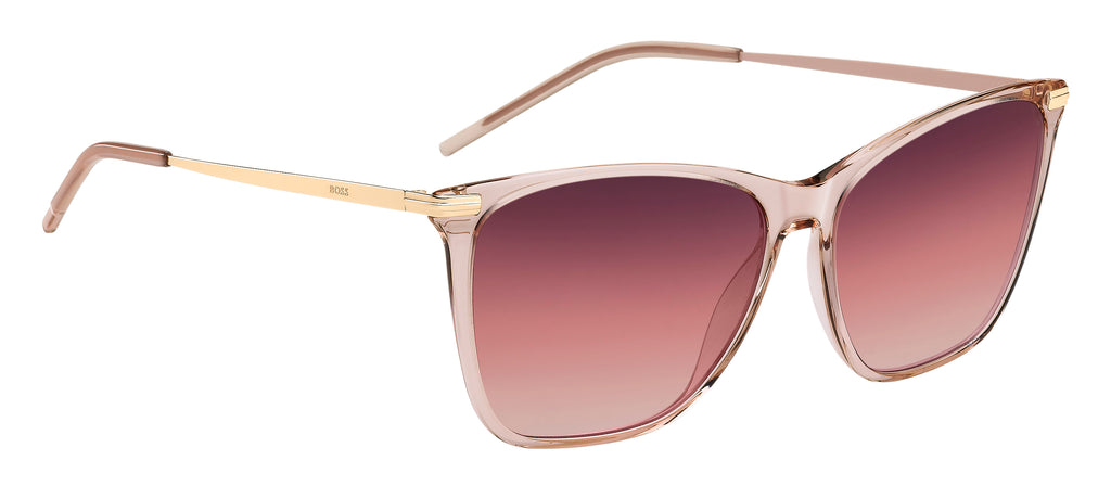 BOSS 1661/S Pink Gold/ Burgundy Shaded Pink