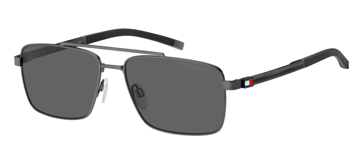 Tommy Hilfiger TH 2078/S Matte Ruthenium Black/ Grey Polarized - Blue Star Eyewear