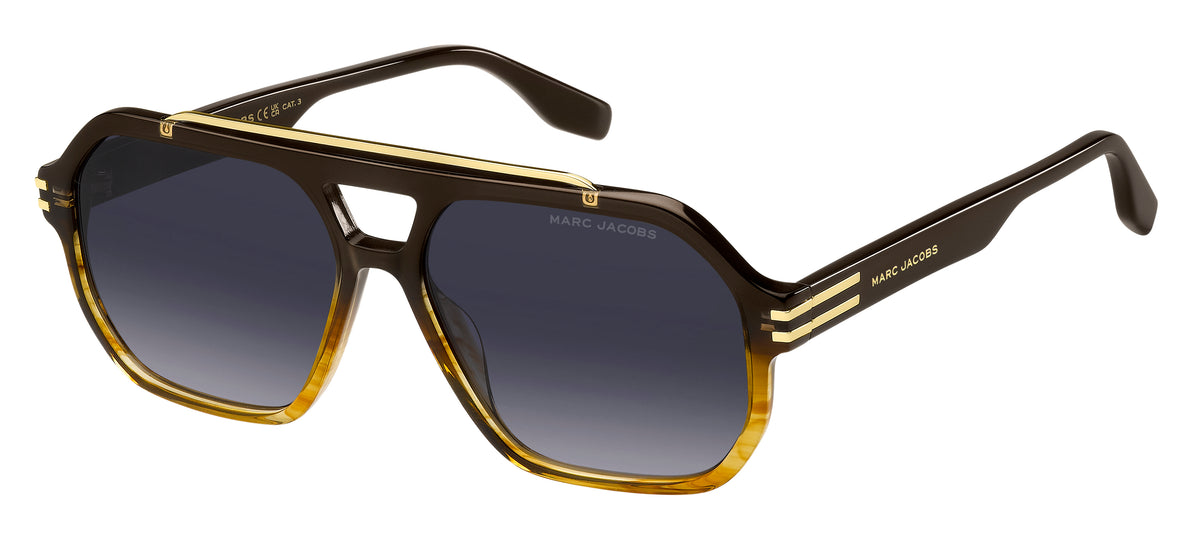Marc Jacobs MARC 753/S-58-EX4 BRW HORN 9O DARK GREY SF