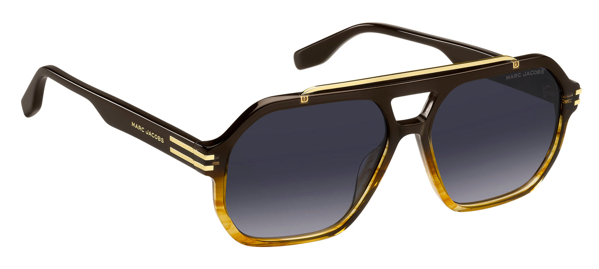 Marc Jacobs MARC 753/S-58-EX4 BRW HORN 9O DARK GREY SF