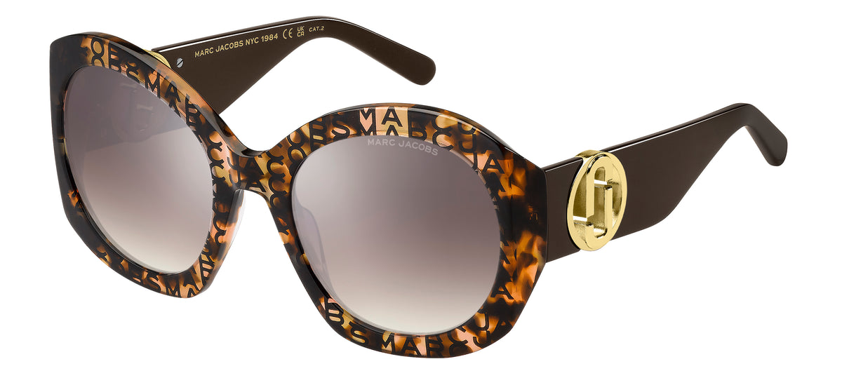 Marc Jacobs MARC 722/S-56-H7P PTT HVN NQ BROWN SM SLV