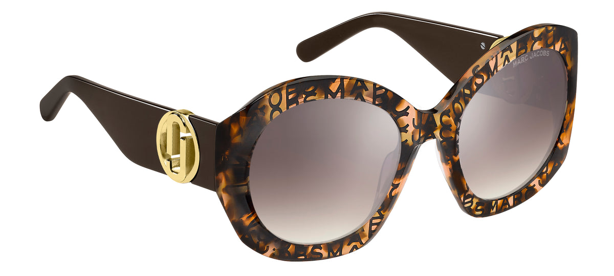 Marc Jacobs MARC 722/S-56-H7P PTT HVN NQ BROWN SM SLV