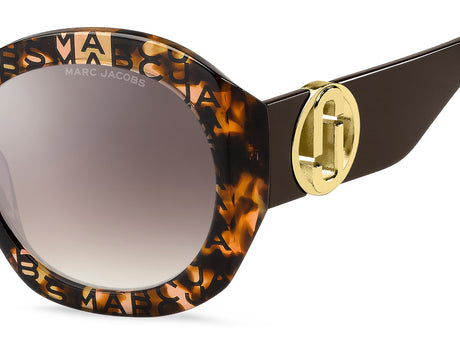 Marc Jacobs MARC 722/S-56-H7P PTT HVN NQ BROWN SM SLV