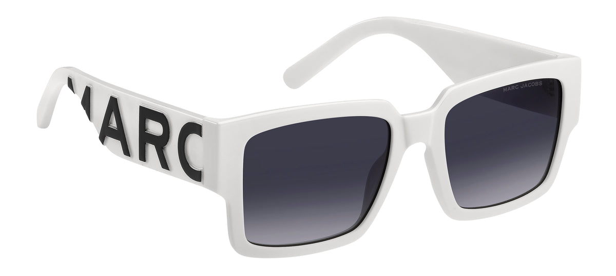 Marc Jacobs MARC 739/S-54-CCP WHTE BLK 9O DARK GREY SF