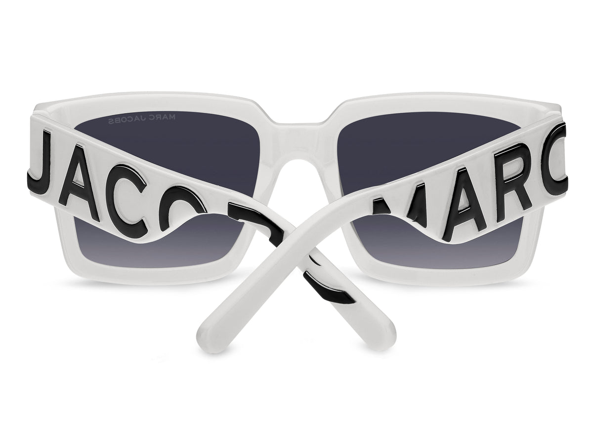 Marc Jacobs MARC 739/S-54-CCP WHTE BLK 9O DARK GREY SF