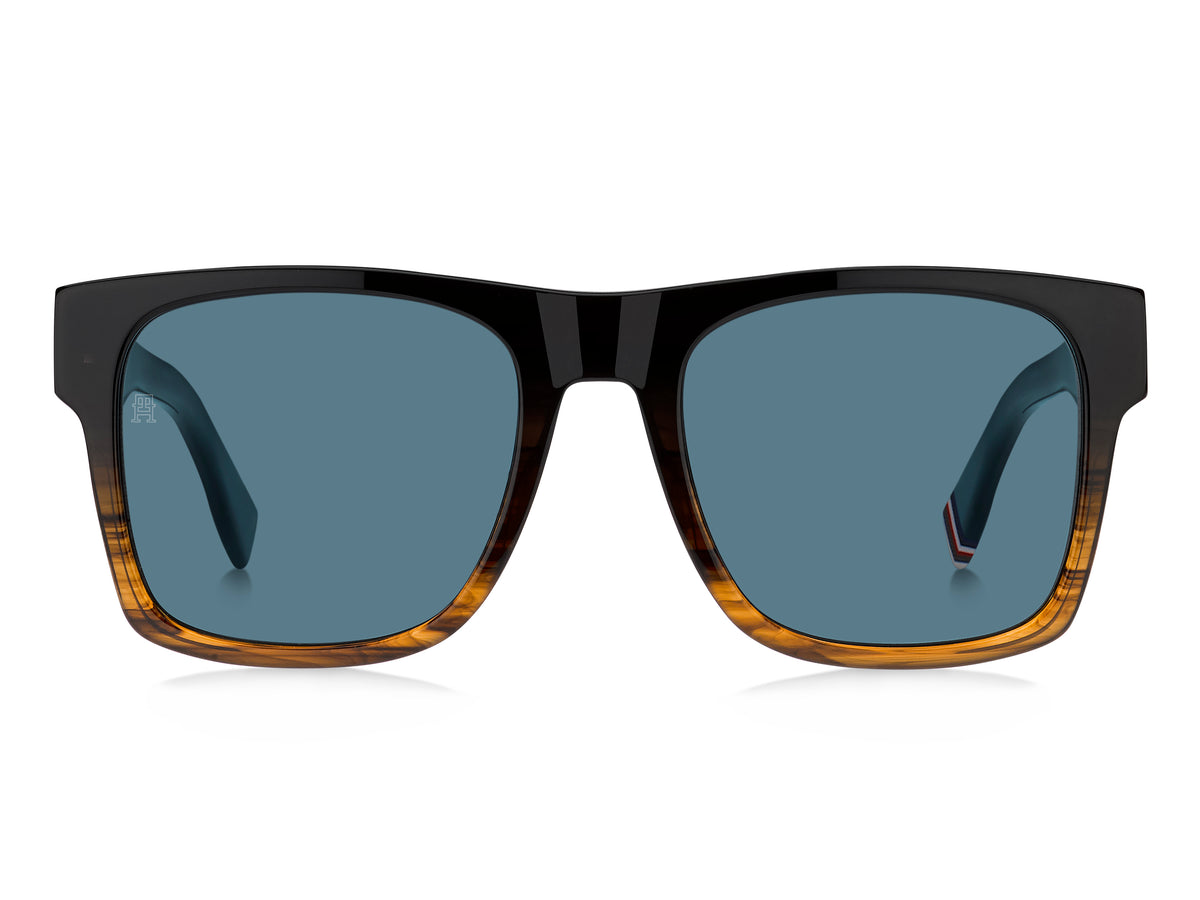 Tommy Hilfiger TH 2118/S Black Horn/ Blue