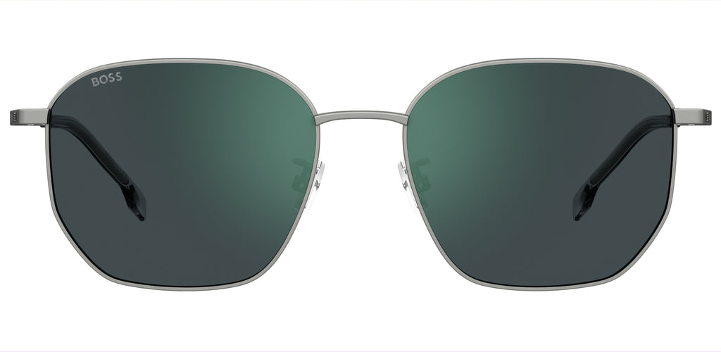 BOSS 1673/F/SK Matte Ruthenium/ Green Mirror