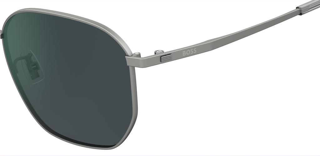 BOSS 1673/F/SK Matte Ruthenium/ Green Mirror